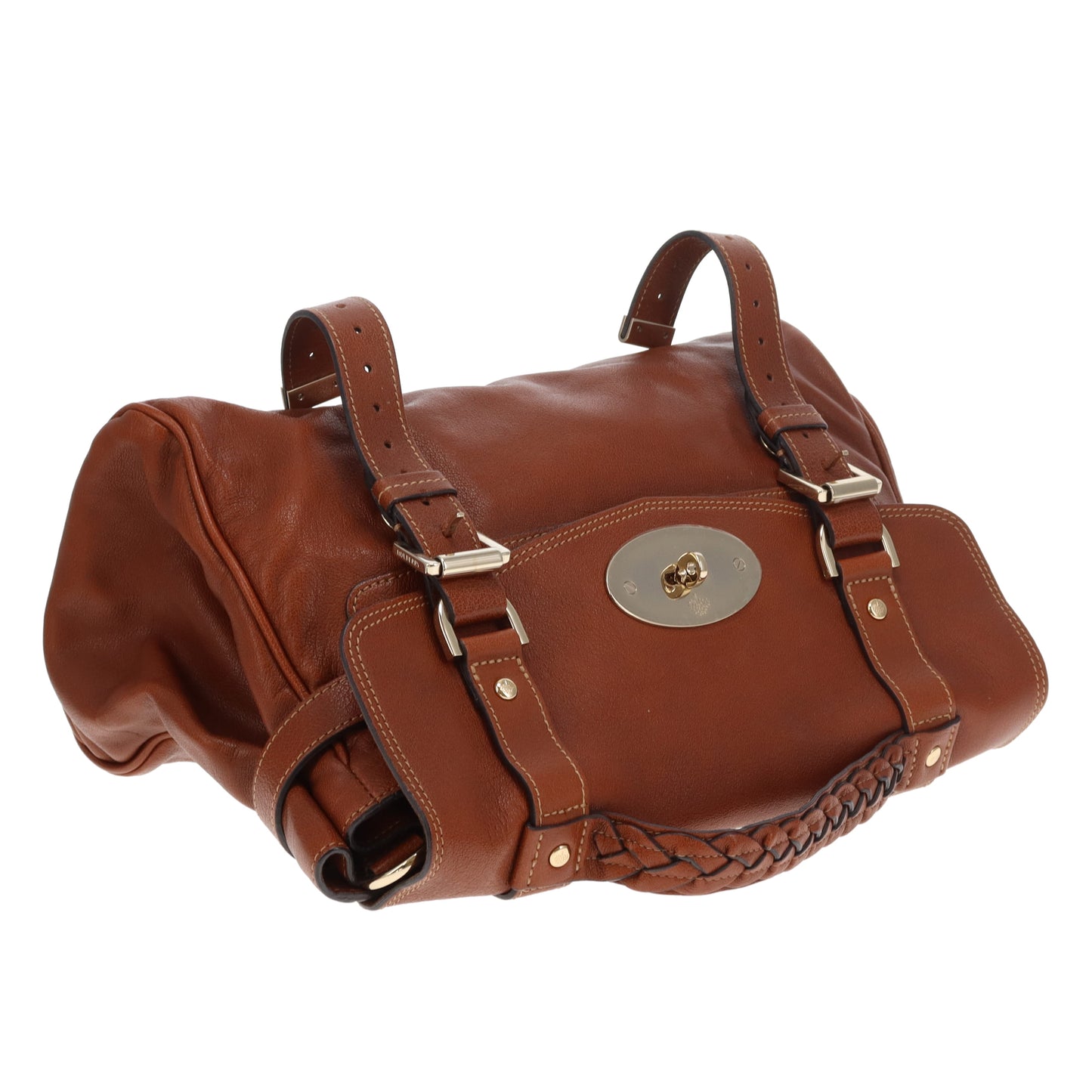 Mulberry Alexa Oak Polished Buffalo Leather GHW