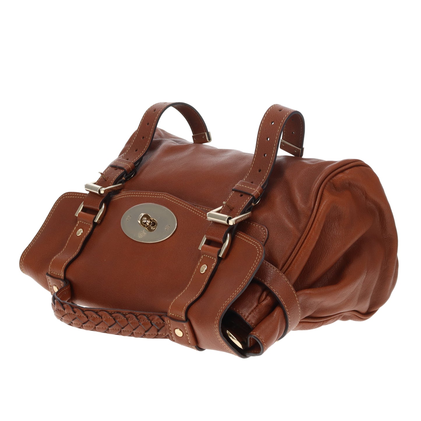Mulberry Alexa Oak Polished Buffalo Leather GHW