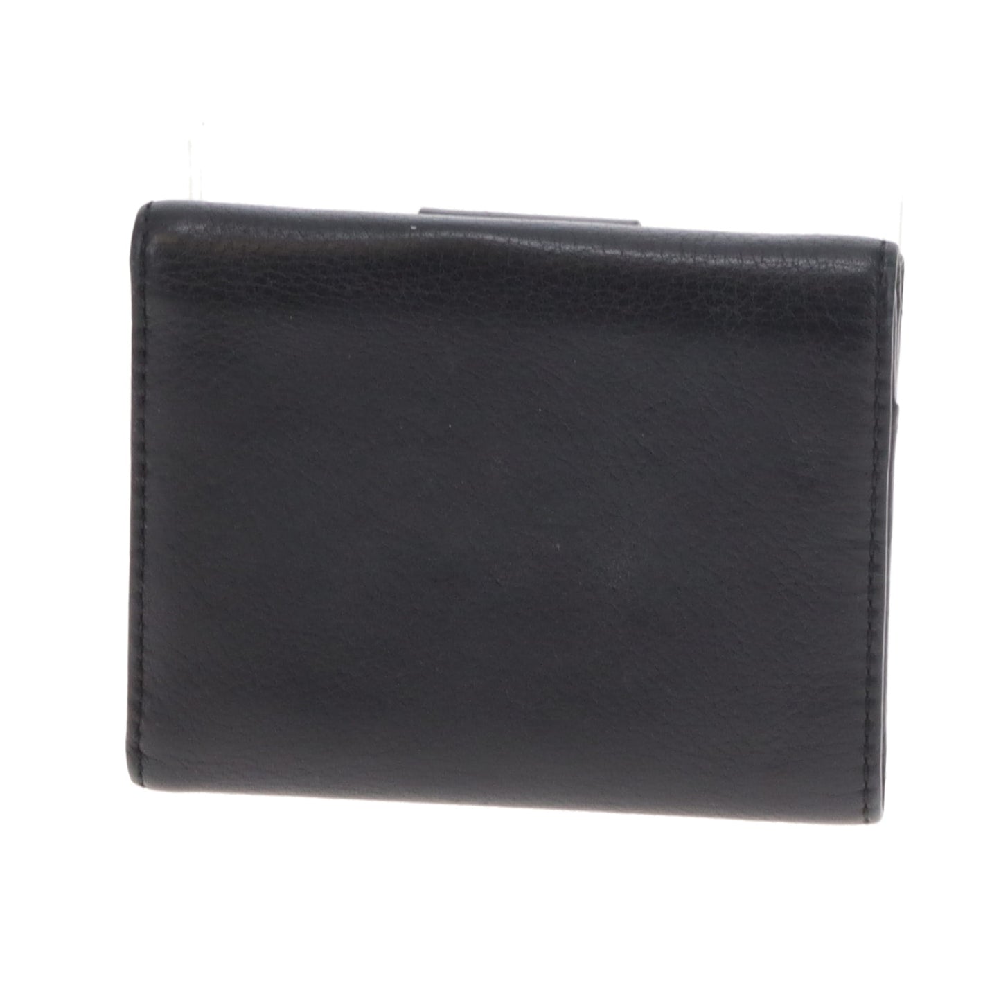 Dior Street Chick Black Compact Leather Wallet Vintage