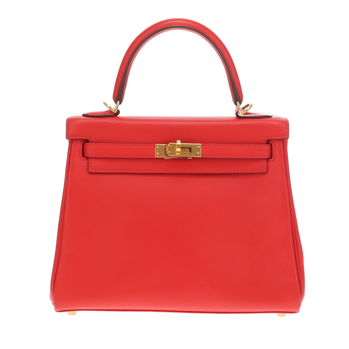 Hermes Kelly 25 Retourne Rouge de Coeur Swift GHW 2020