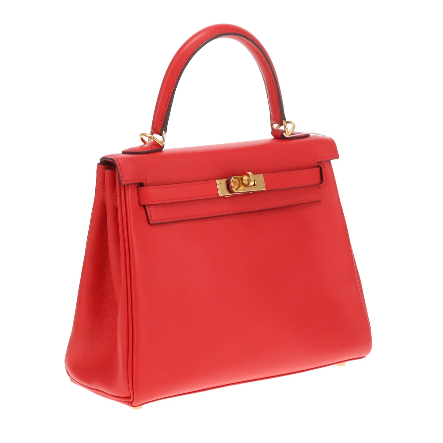 Hermes Kelly 25 Retourne Rouge de Coeur Swift GHW 2020