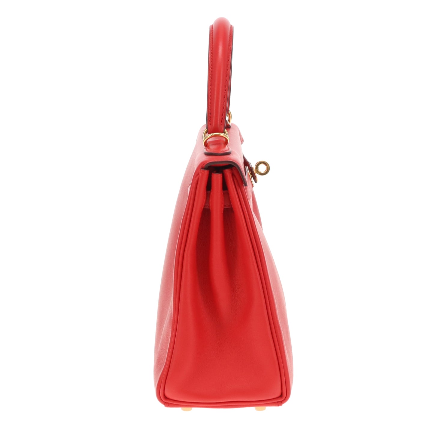 Hermes Kelly 25 Retourne Rouge de Coeur Swift GHW 2020