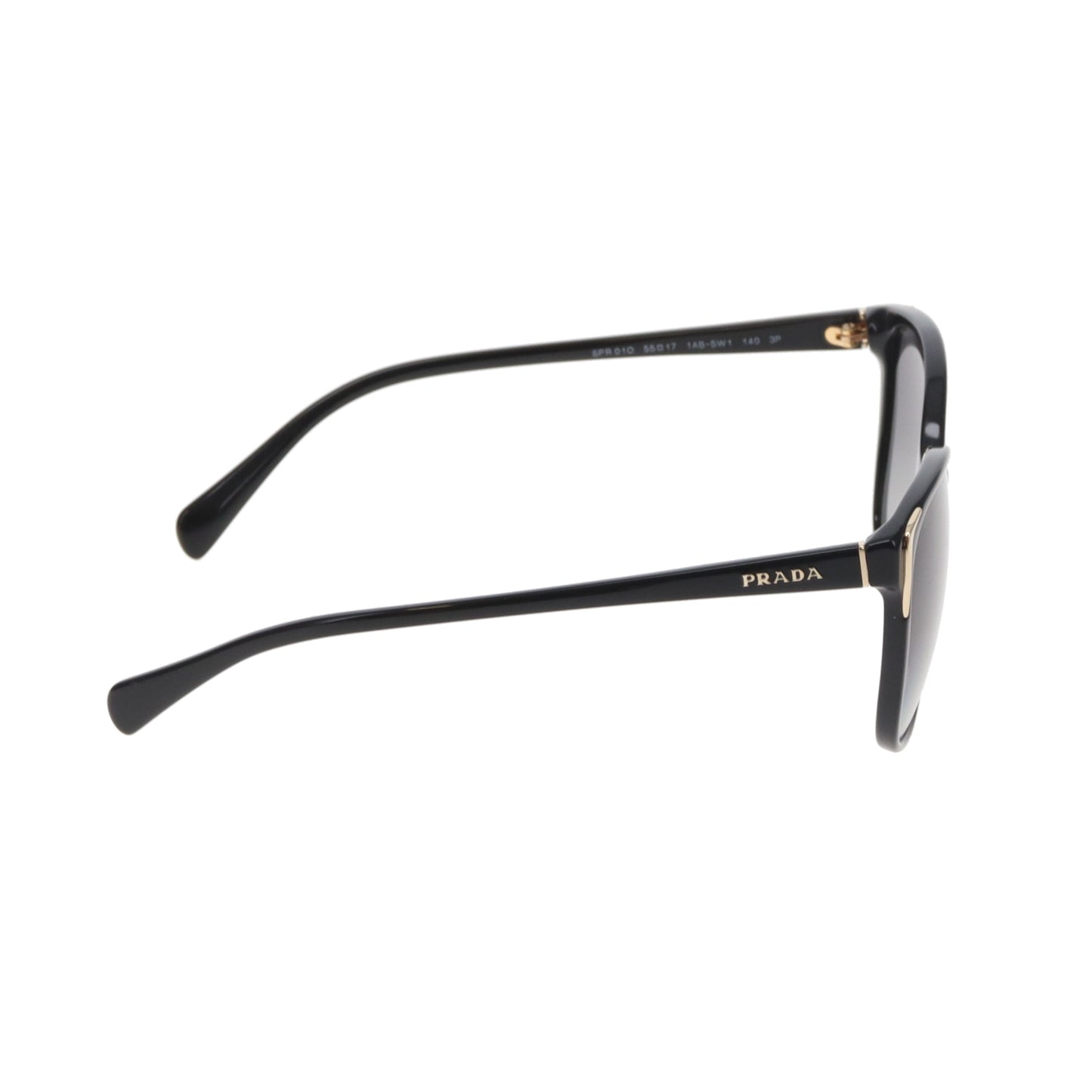 Prada Gold Edge Black Sunglasses SPR010