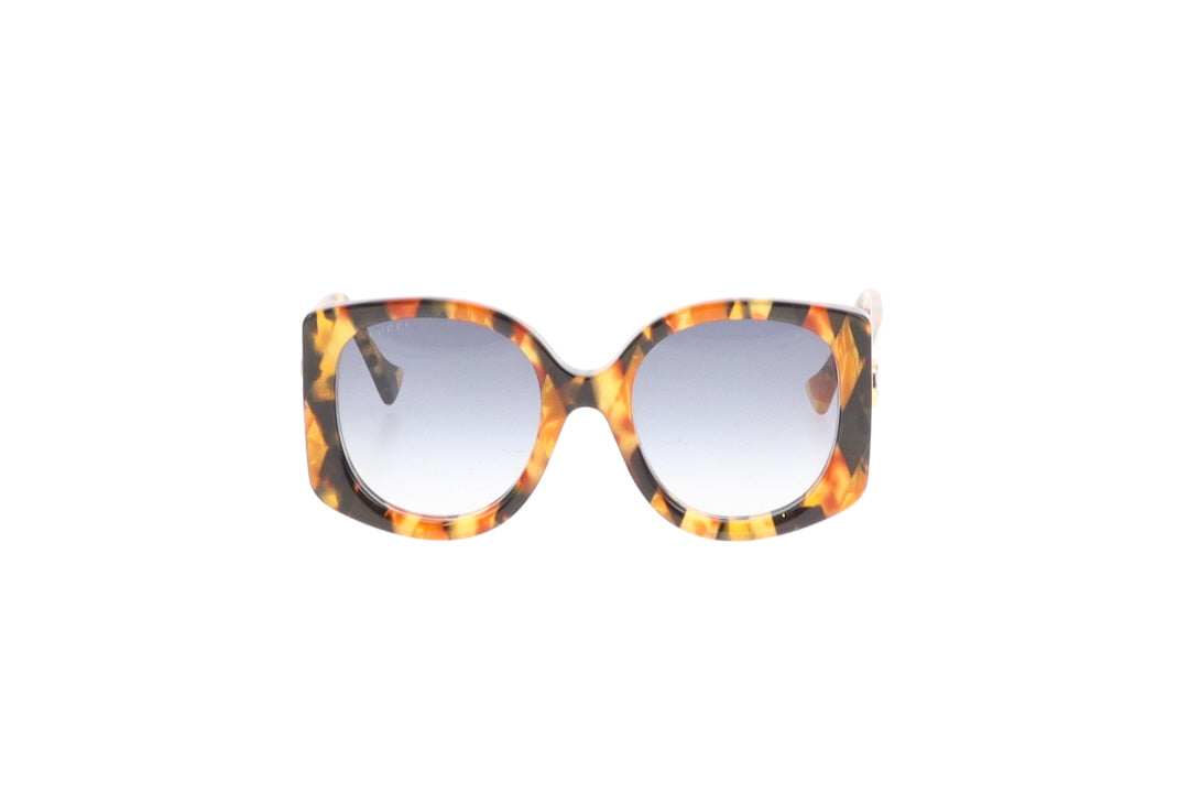 Gucci GG1257S Sunglasses Oversized Tortoise