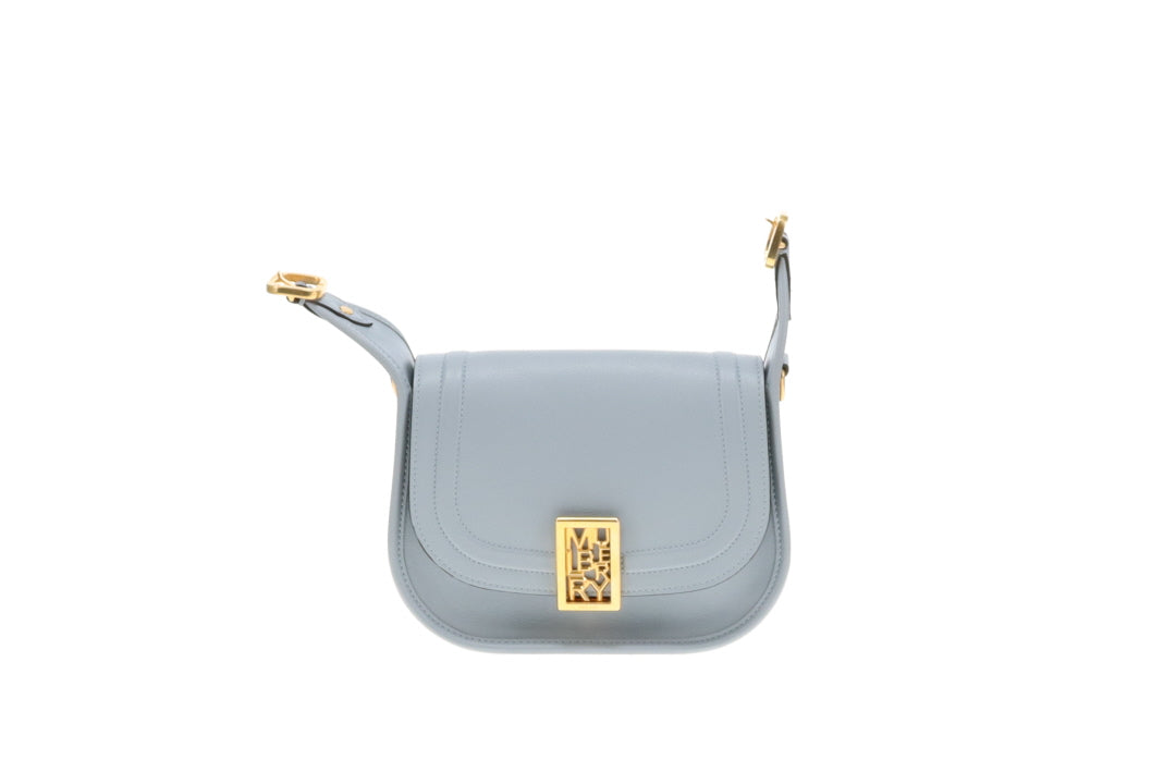 Mulberry Sadie Cloud Blue Silky Calf GHW