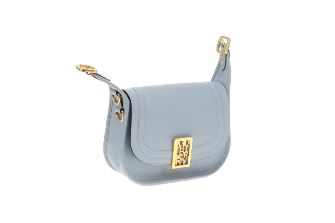 Mulberry Sadie Cloud Blue Silky Calf GHW