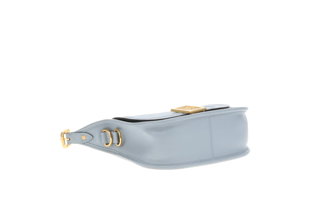 Mulberry Sadie Cloud Blue Silky Calf GHW
