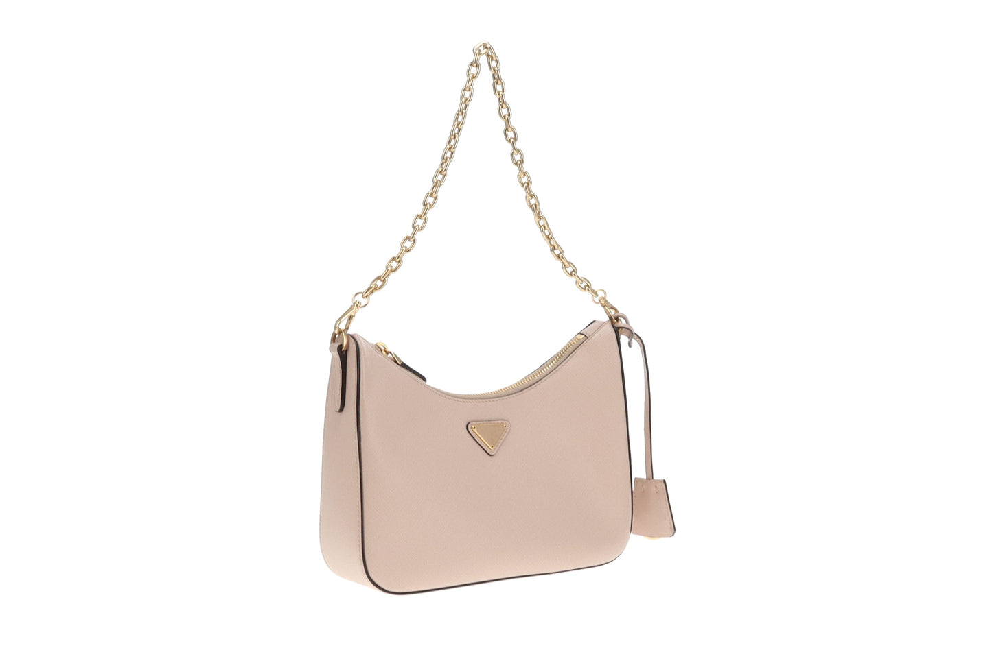 Prada Re-Edition 2005 Saffiano Leather In White Water Lily