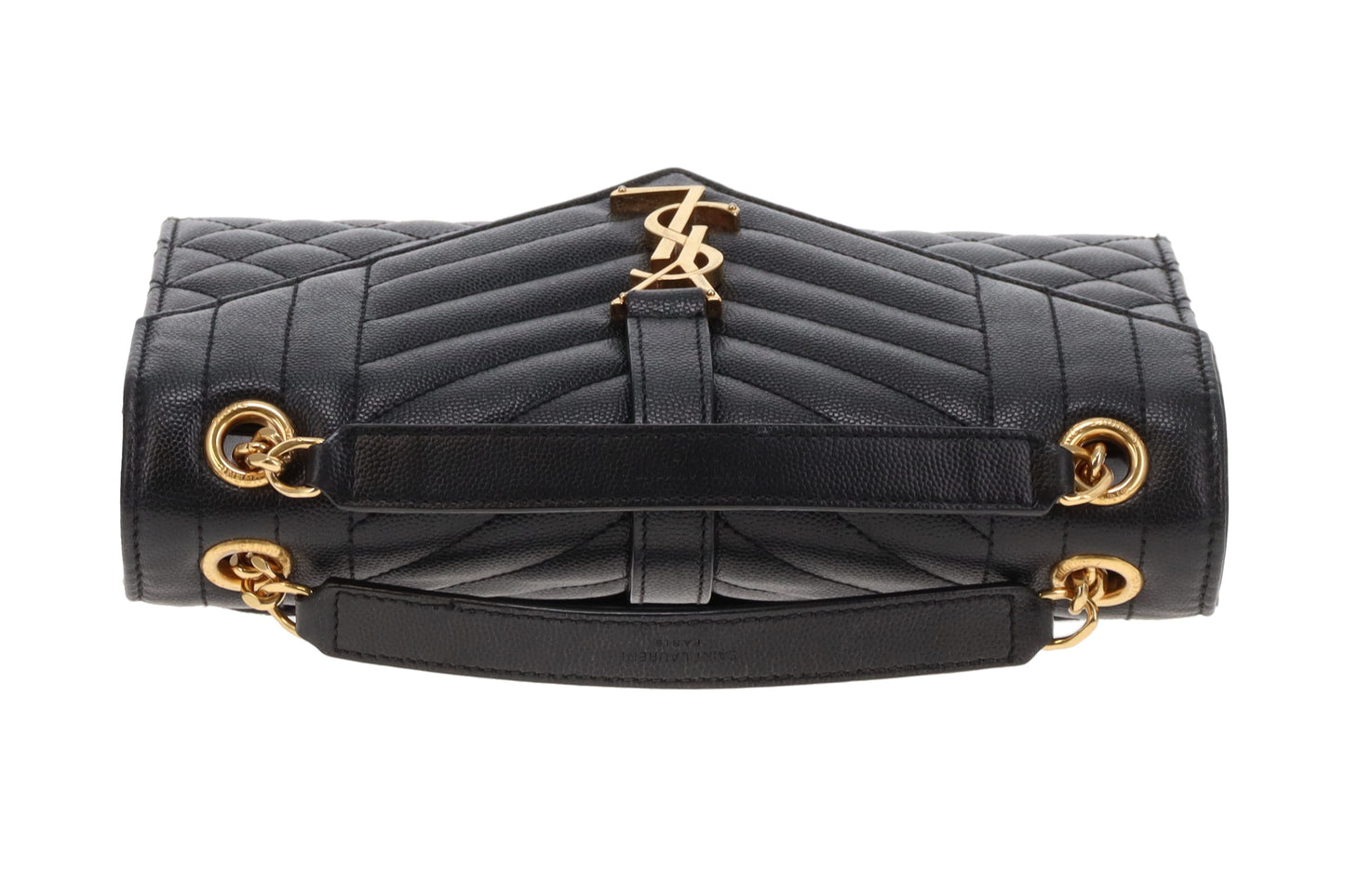 Saint Laurent Envelope Bag Medium Black GHW 2020