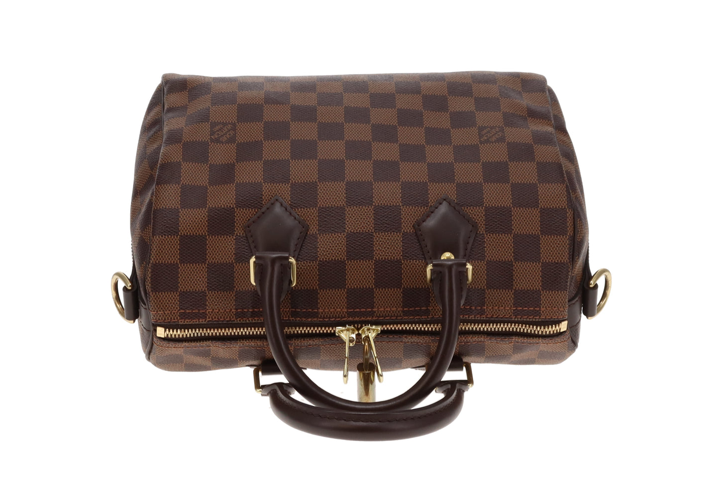 Louis Vuitton Speedy 25 Bandouliere Damier Ebene MB1147