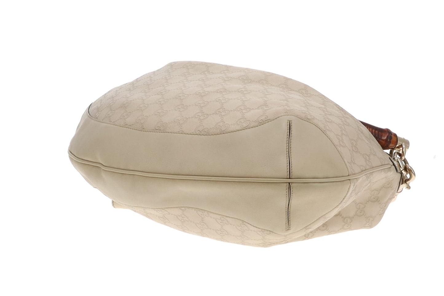 Gucci Peggy Bamboo Hobo with Strap Grey Guccissima