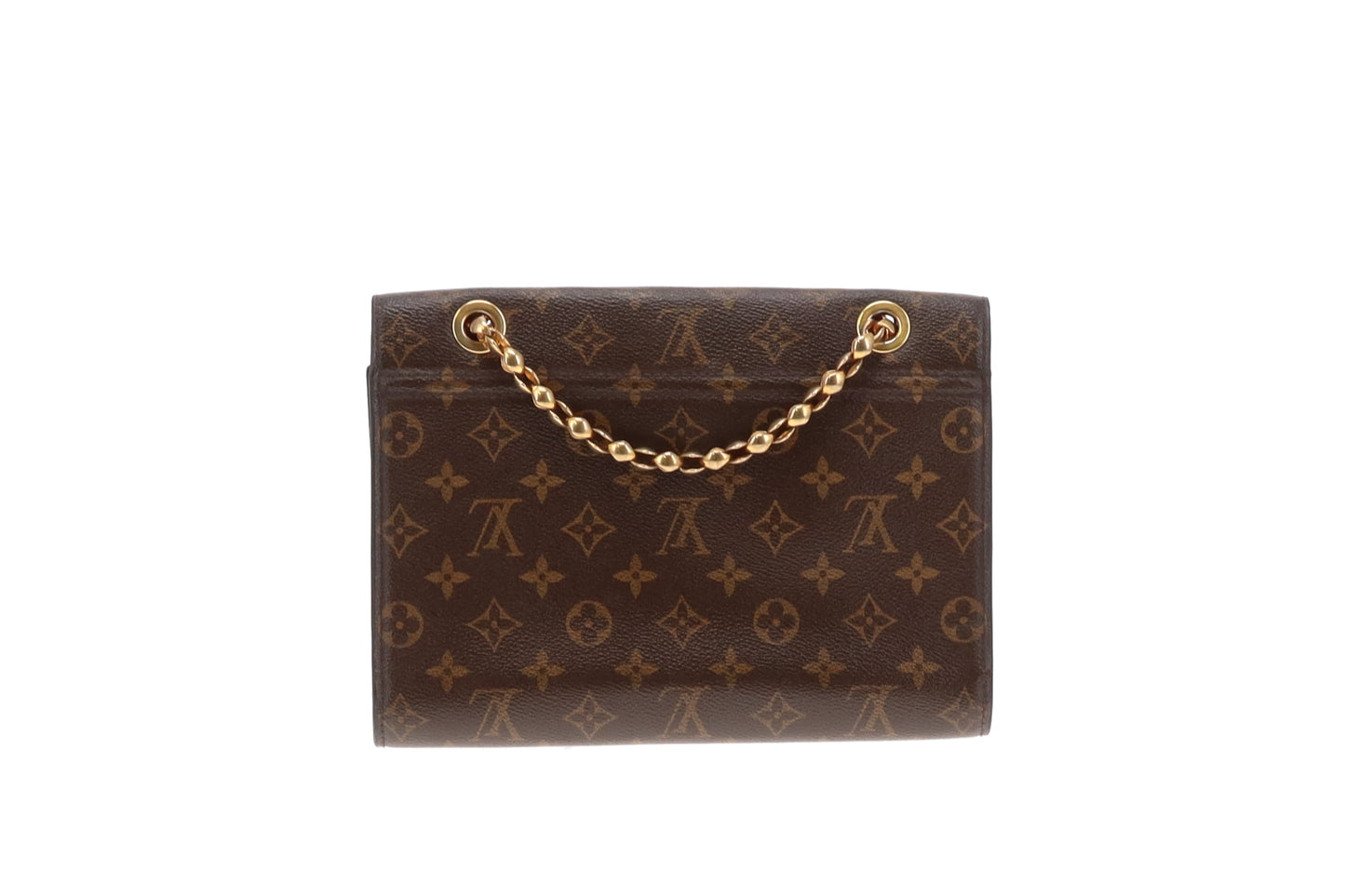 Louis Vuitton Victoire Chain Bag In Monogram & Red
