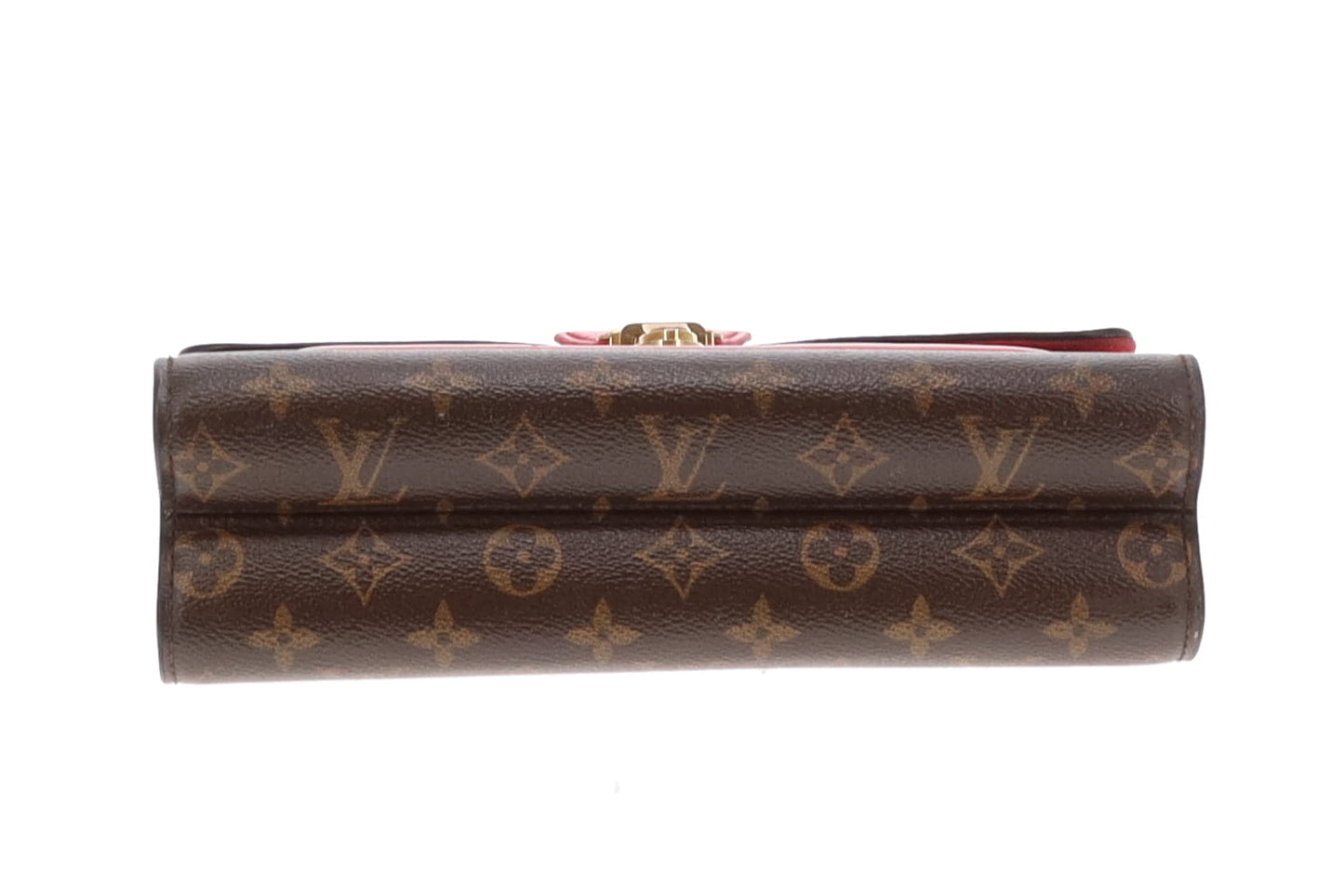 Louis Vuitton Victoire Chain Bag In Monogram & Red