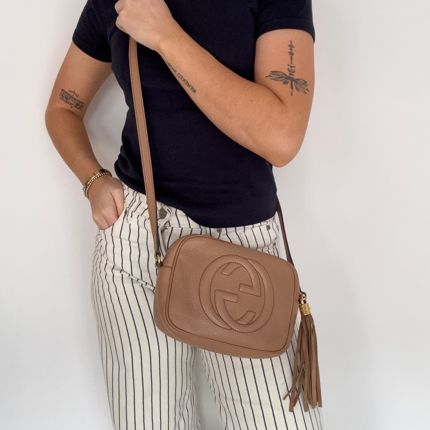 Gucci Soho Disco Beige Camera Bag 2