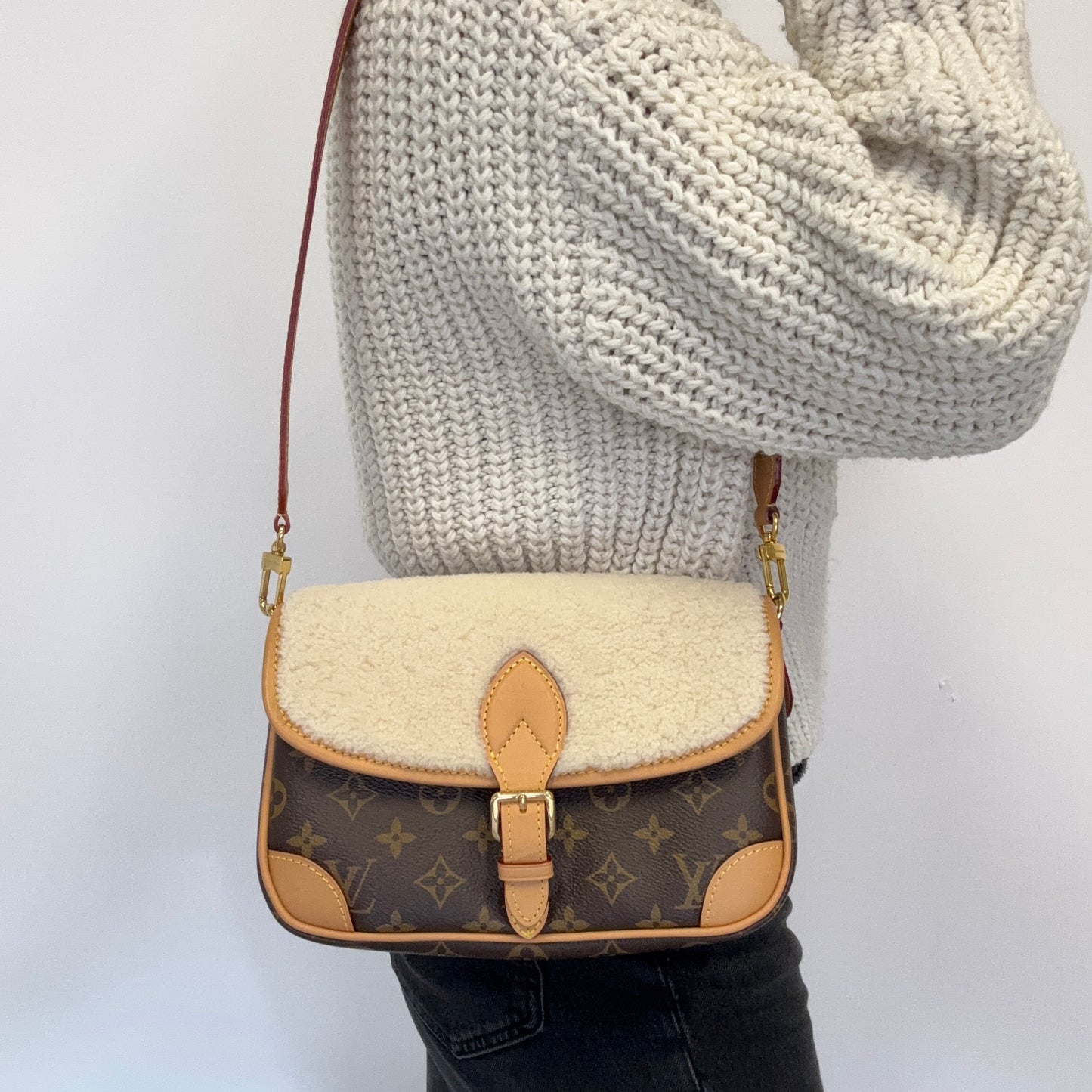 Louis Vuitton Diane Monogram and Shearling (NFID)