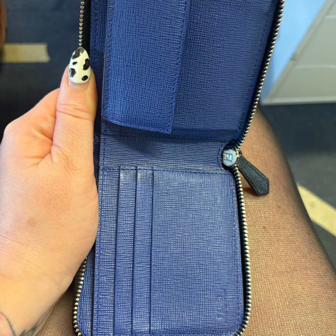 Fendi Karlito Studded Wallet On Chain