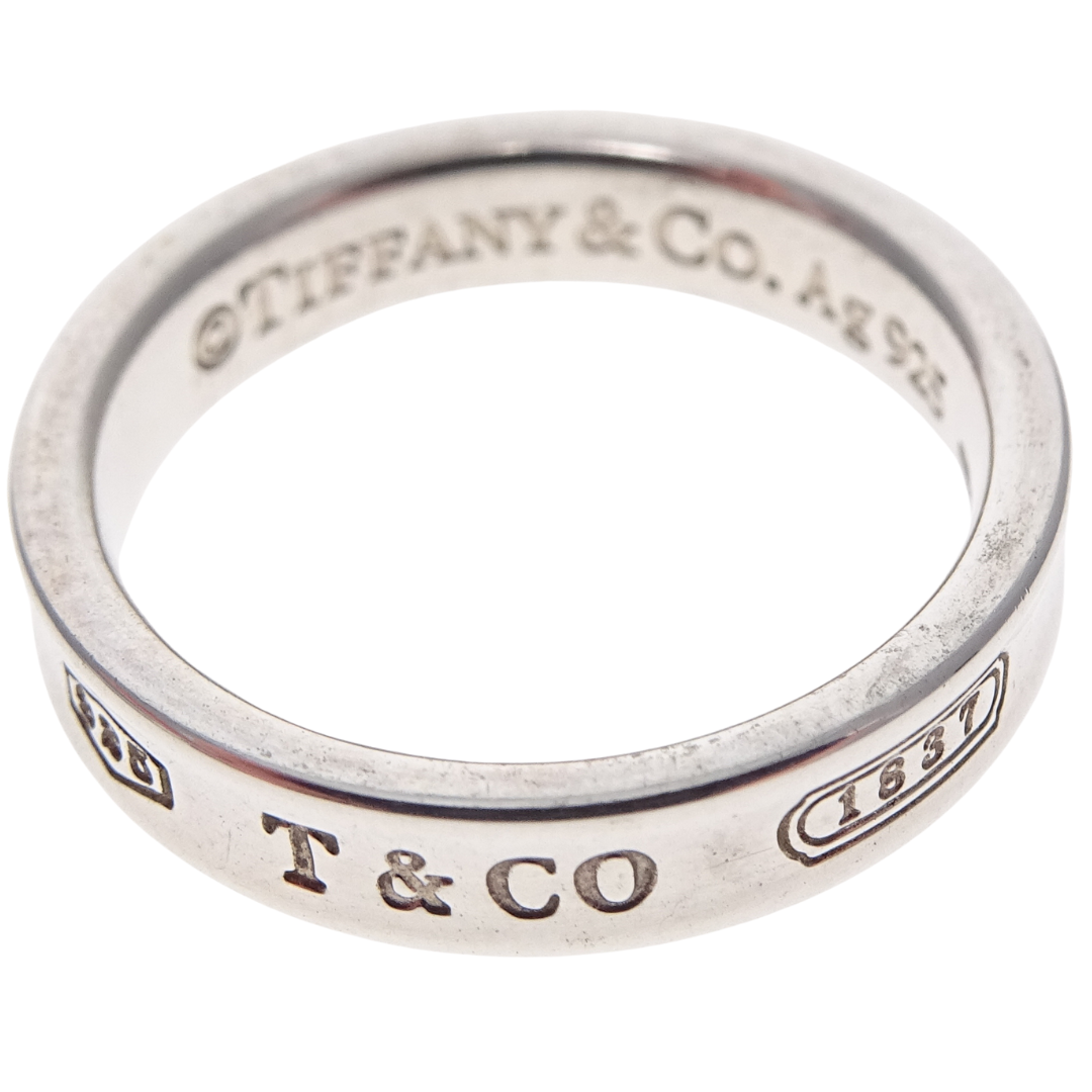 Tiffany & Co Since 1837 Thin Ring Sterling Silver (size 52)