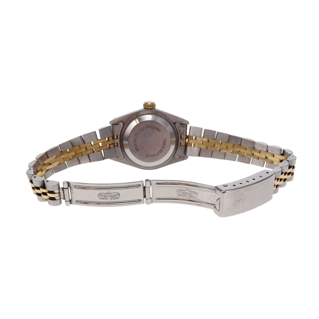 Rolex Oyster Perpetual Lady Datejust 26 Steel and Gold with Diamond Dot Dial
