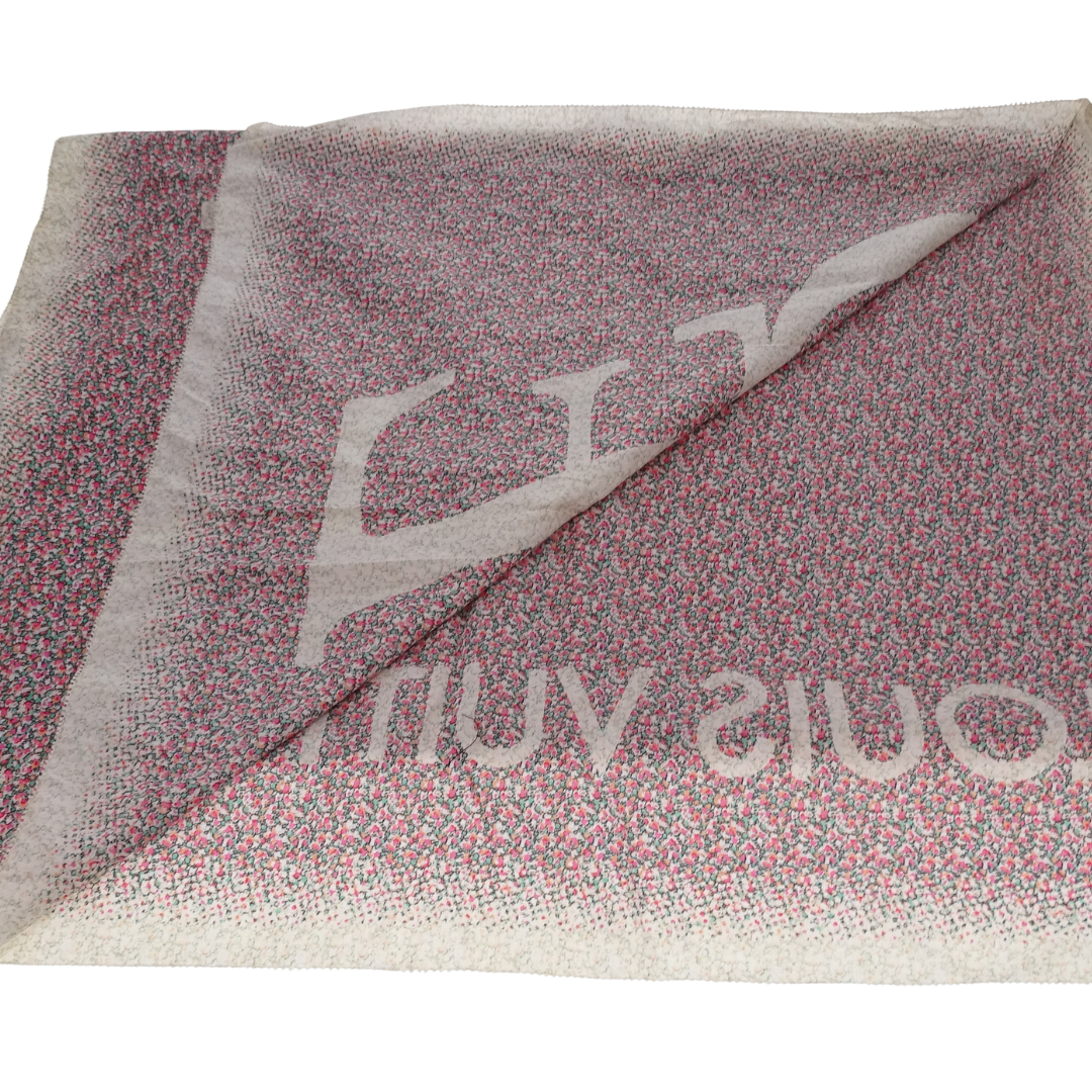 Louis Vuitton Tribute Cotton Long Scarf