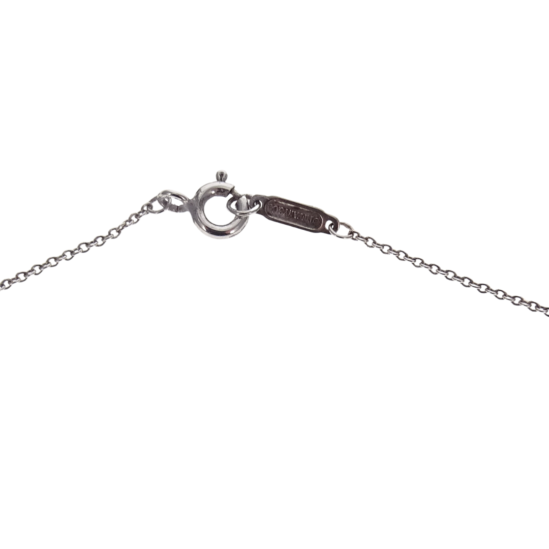 Tiffany & Co Large Key Pendant On Chain Sterling Silver 925
