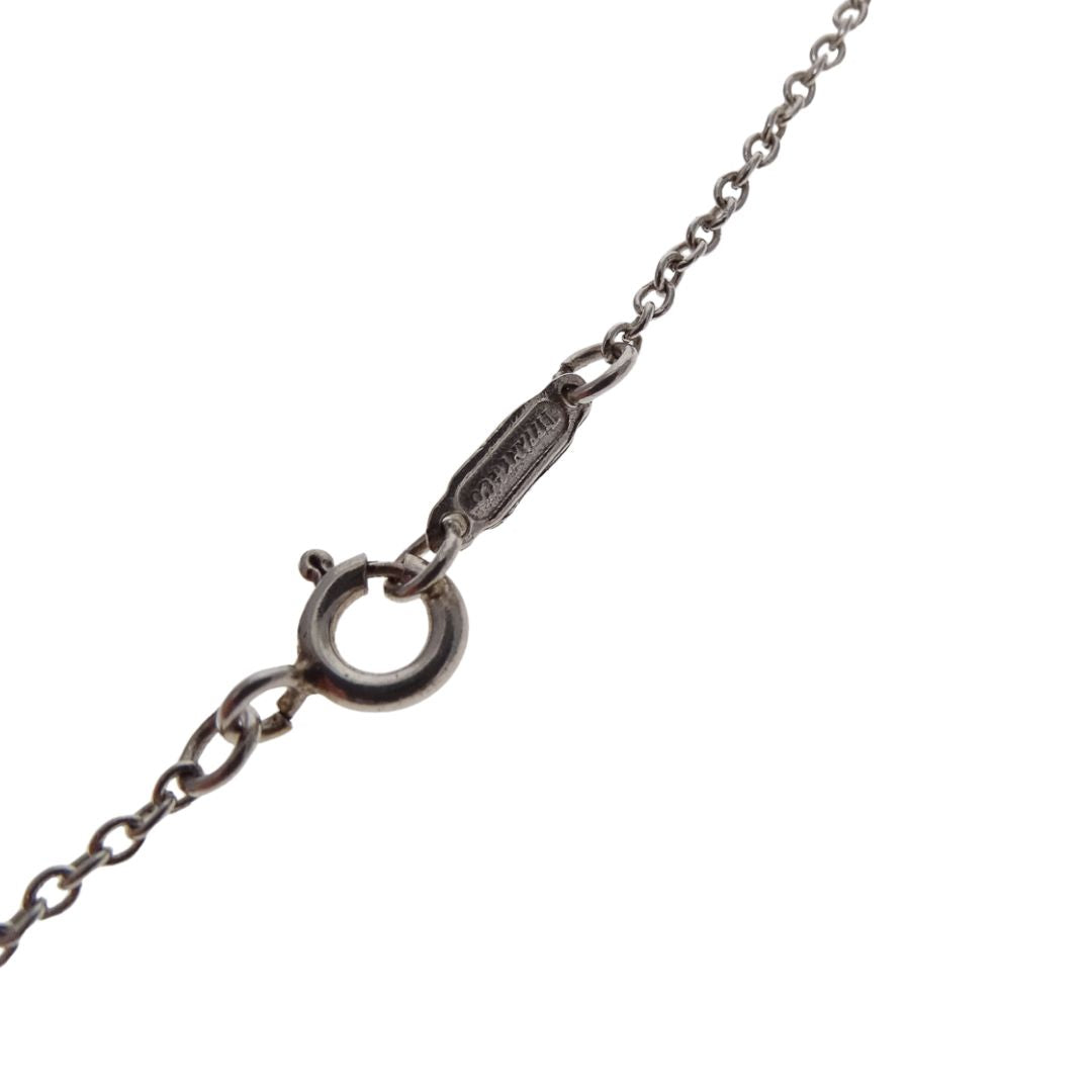 Tiffany & Co Open Heart Pendant On Chain In Sterling Silver Elsa Peretti