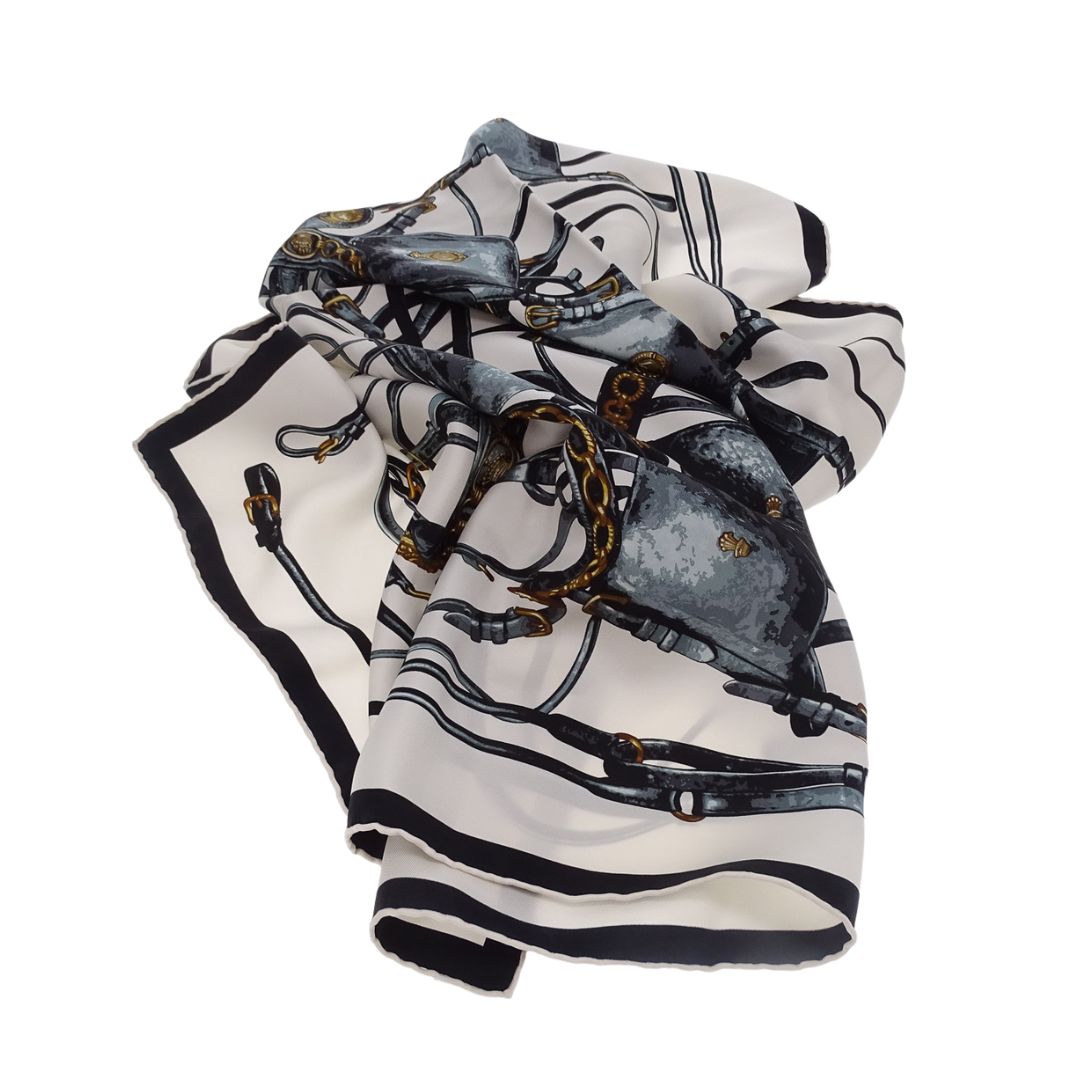 Hermes Brides Rebelles 90cm Silk Scarf