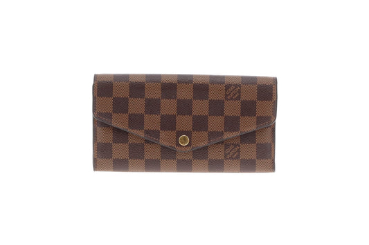 Louis Vuitton Sarah Wallet Damier Ebene CA4139