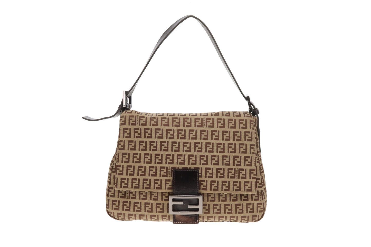 Fendi Zucchino Mama Flap Bag Vintage