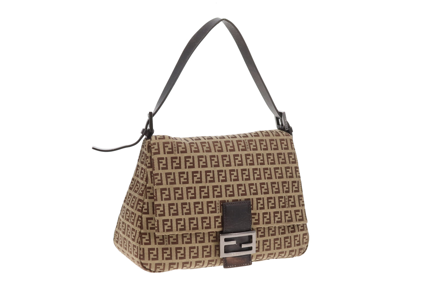 Fendi Zucchino Mama Flap Bag Vintage