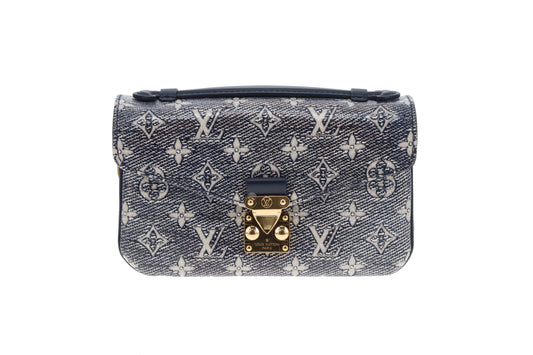 Louis Vuitton Metis East West Monoglam Bleu (NFID)
