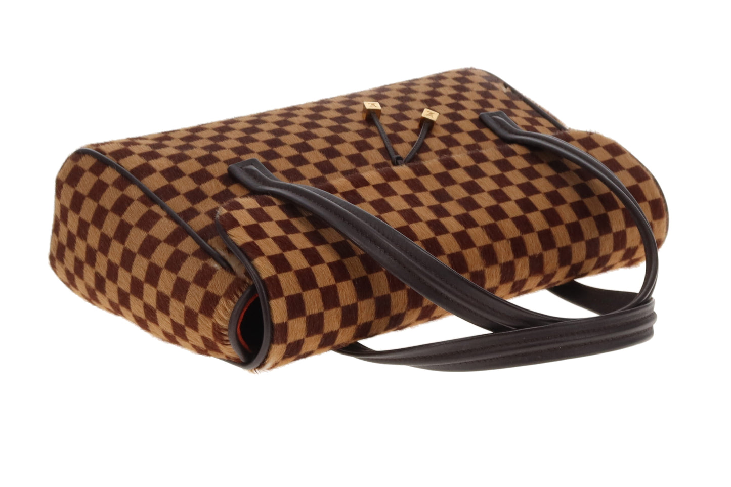 Louis Vuitton Lion Damier Sauvage Top Handle Bag Vintage