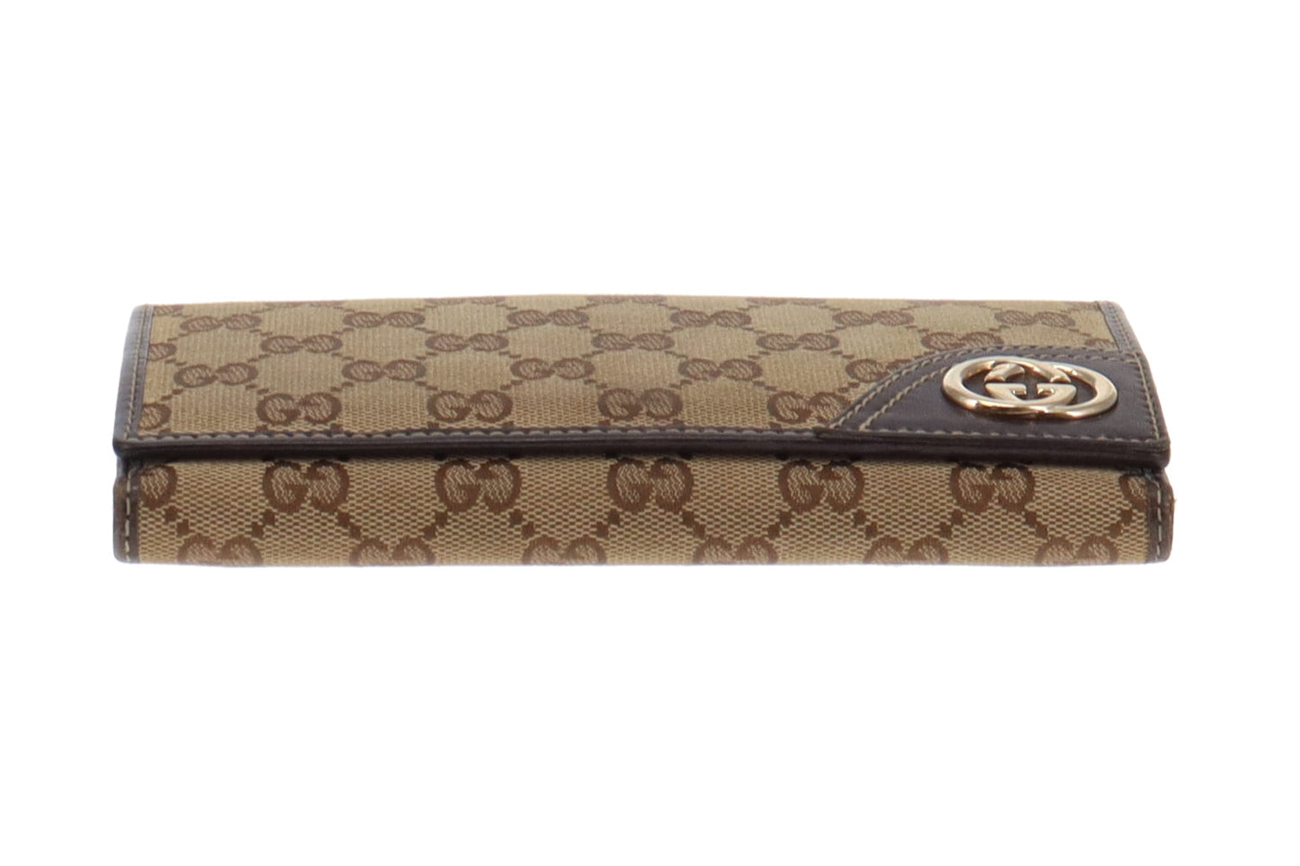 Gucci Vintage GG Continental Flap Sukey Wallet