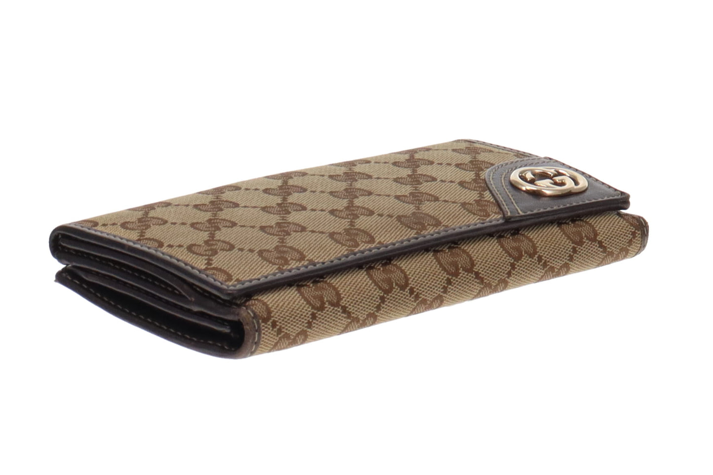 Gucci Vintage GG Continental Flap Sukey Wallet