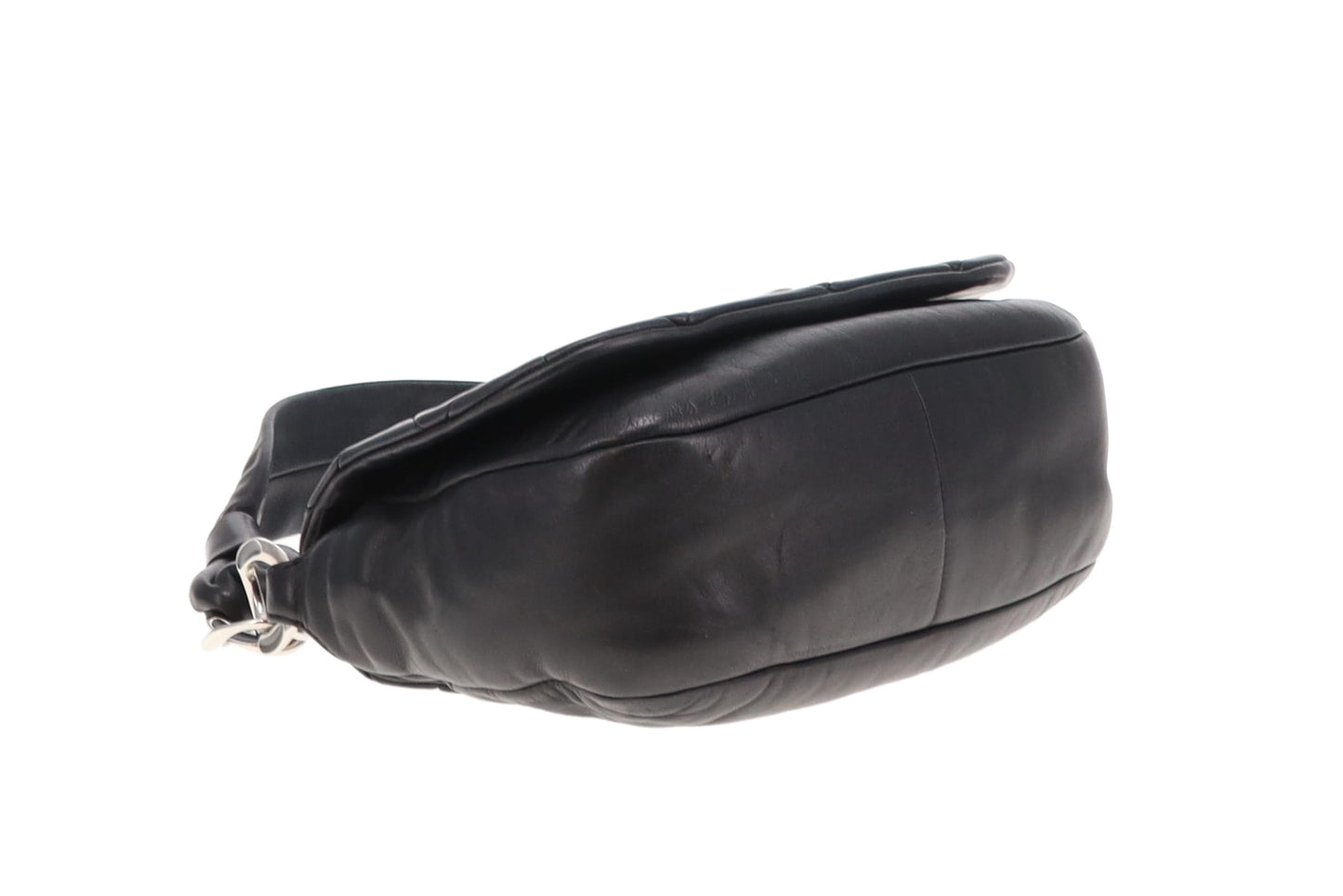 Chanel Black Lambskin SHW Soft Handle Seasonal Flap Bag 2006/08