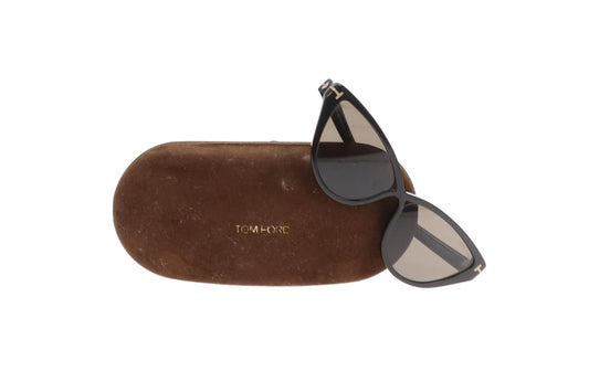 Tom Ford Black Cat Eye Charlie 02 Sunglasses