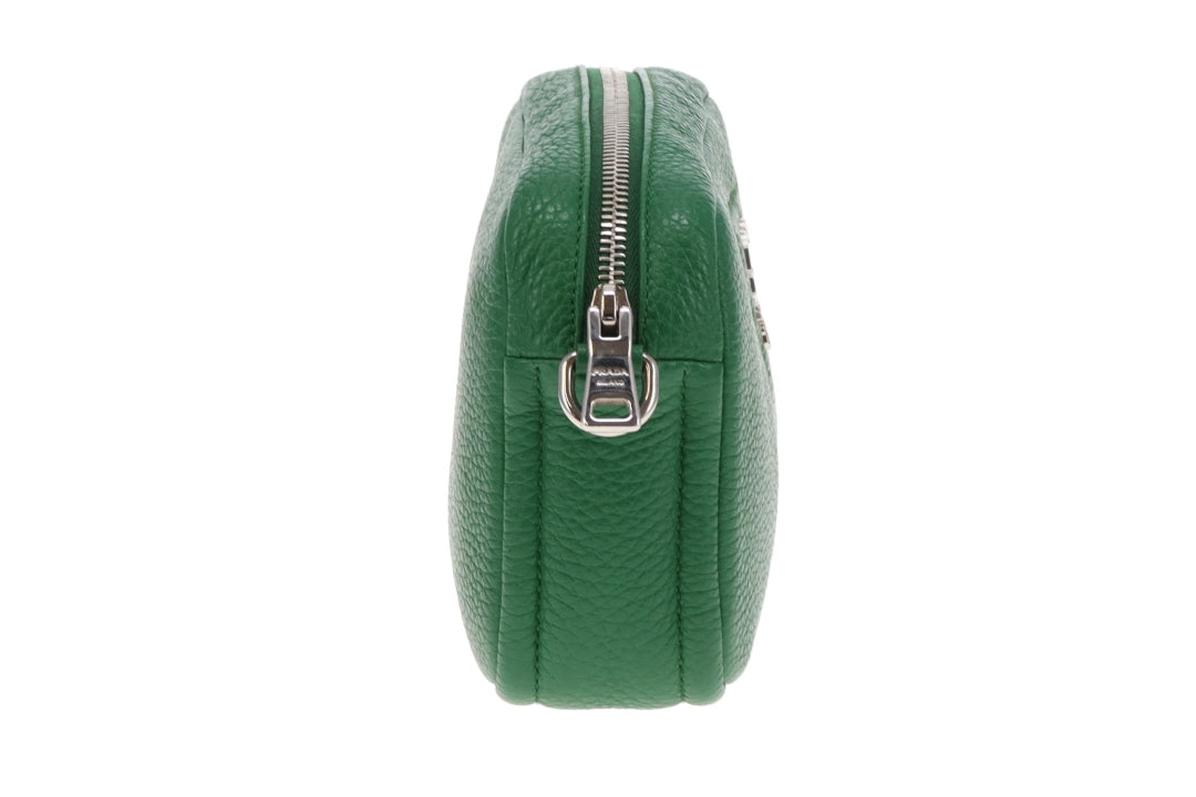 Prada Camera Bag Green Leather with 2 x Straps