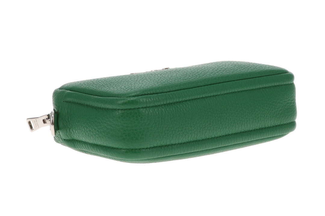 Prada Camera Bag Green Leather with 2 x Straps