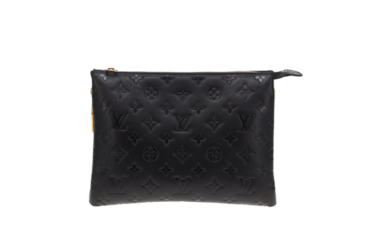 Louis Vuitton Black Lambskin Coussin PM (NFID Chip)