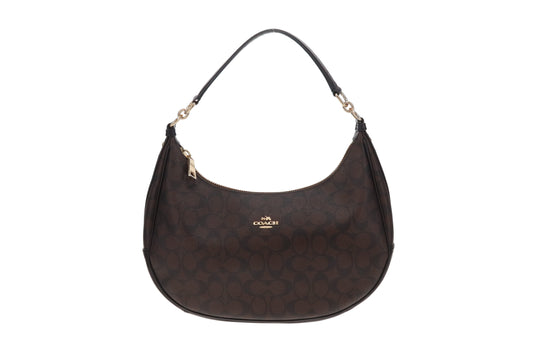Coach Teri Signature Hobo Brown