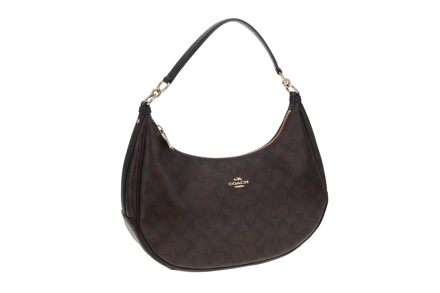 Coach Teri Signature Hobo Brown