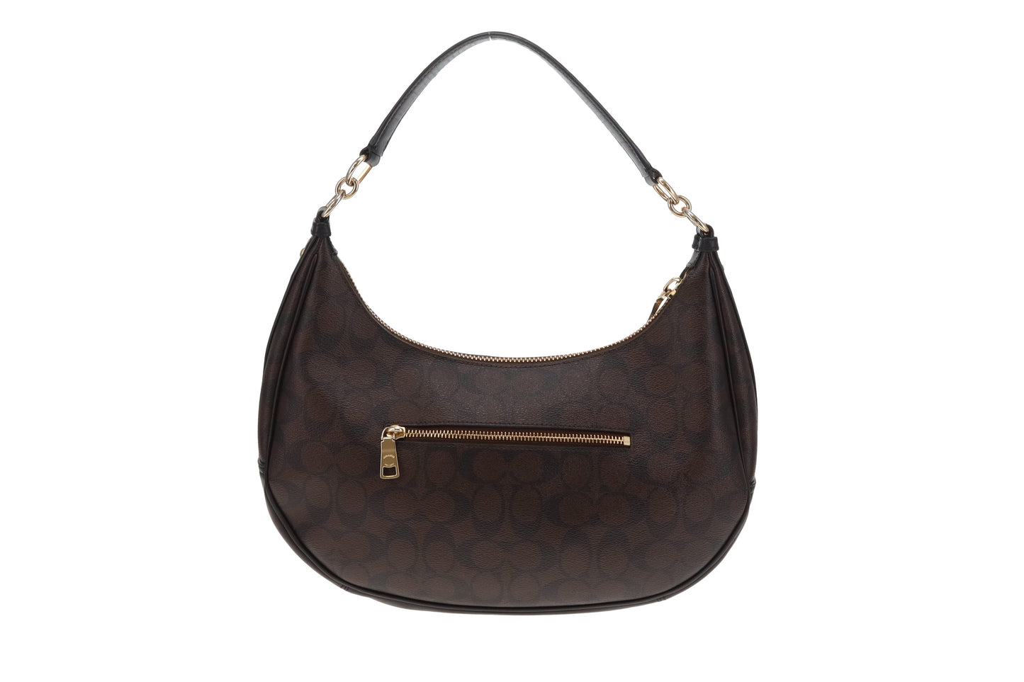 Coach Teri Signature Hobo Brown
