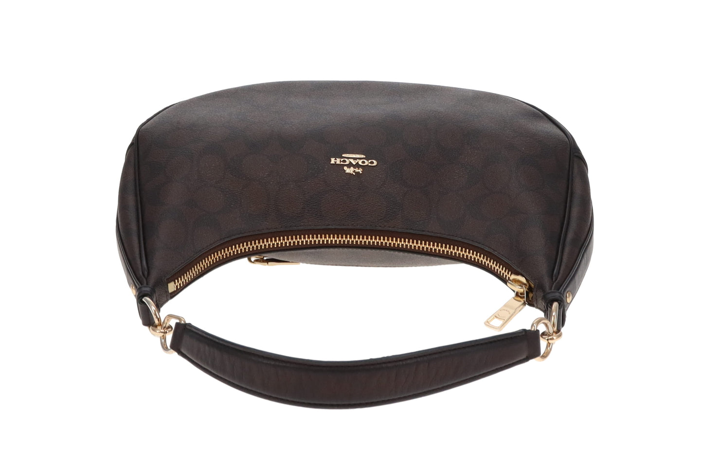 Coach Teri Signature Hobo Brown