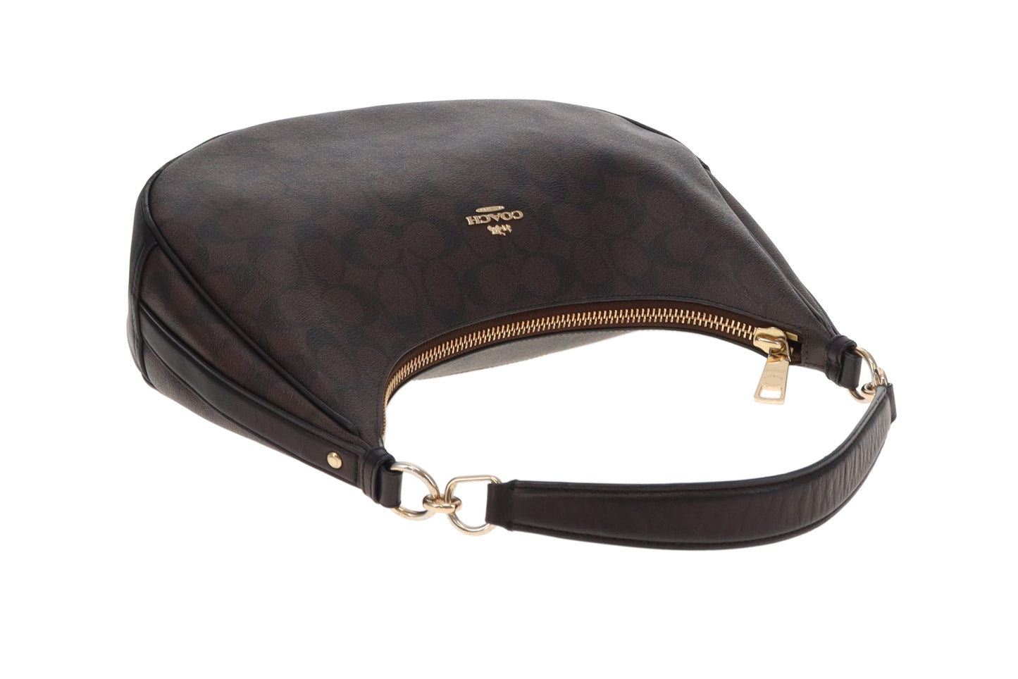 Coach Teri Signature Hobo Brown