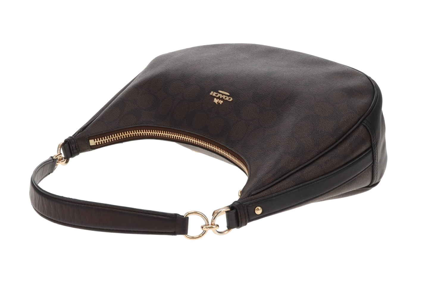 Coach Teri Signature Hobo Brown