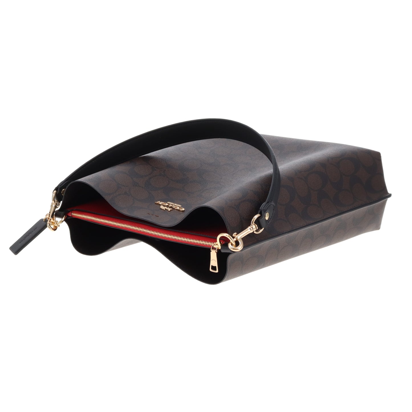 Coach Mollie Bucket Bag Brown Signature Canvas