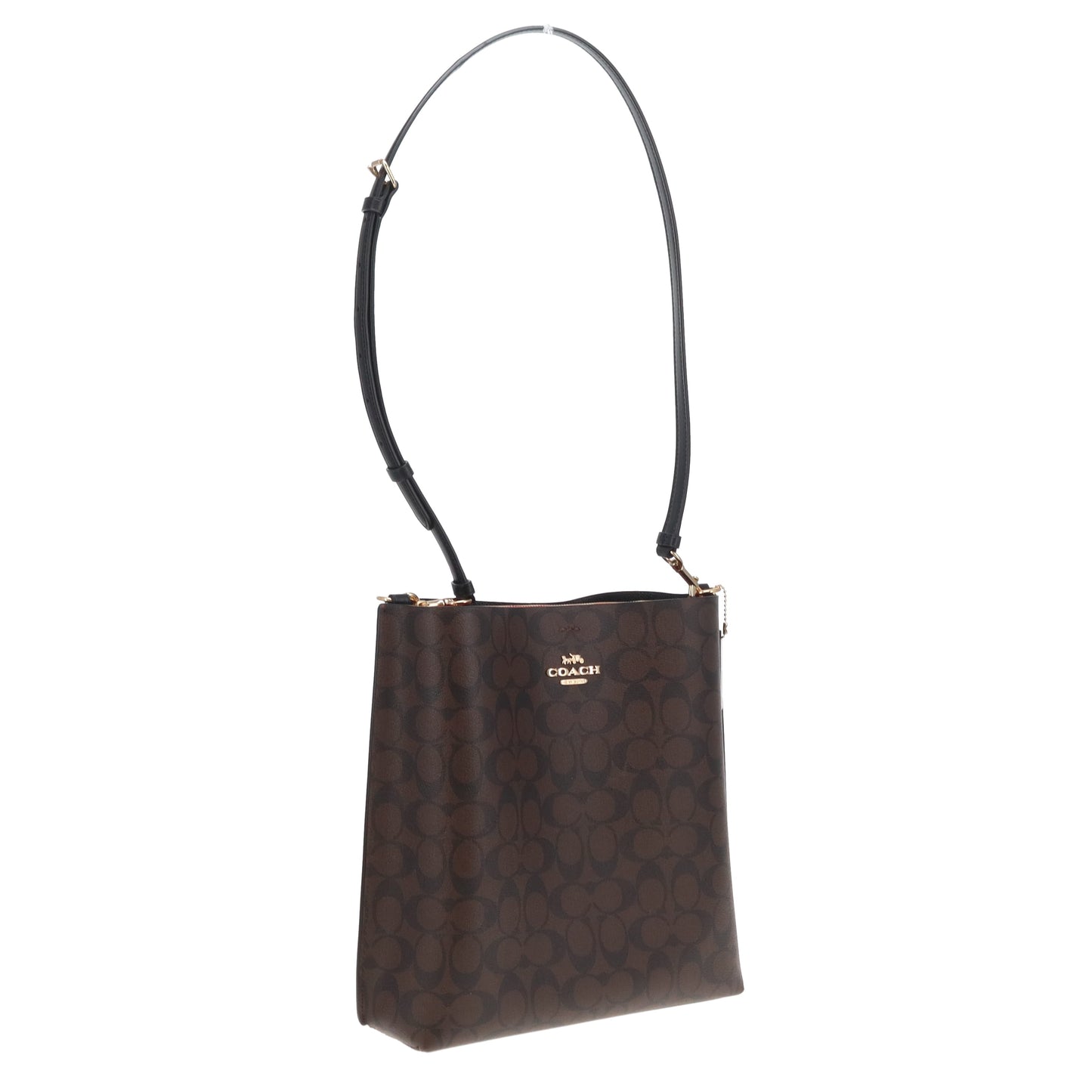 Coach Mollie Bucket Bag Brown Signature Canvas