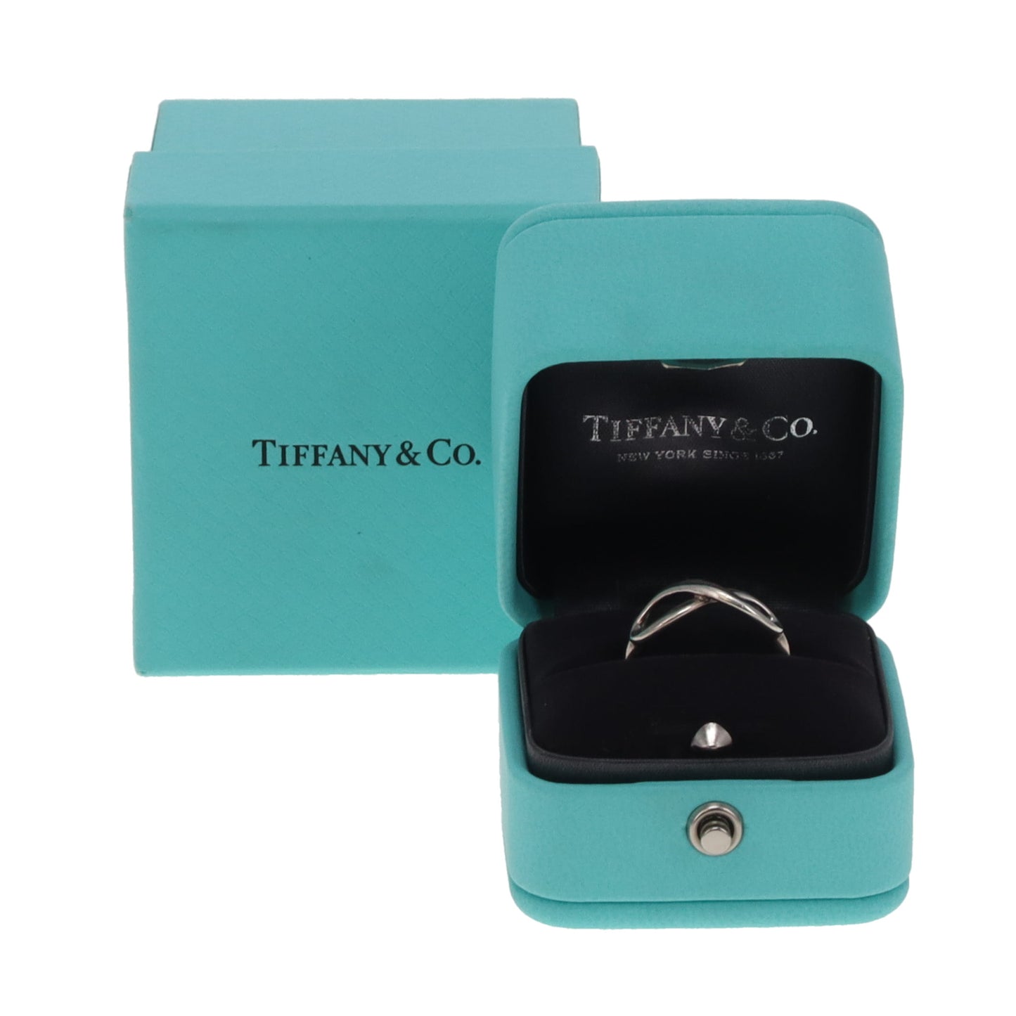 Tiffany & Co Infinity Ring Sterling Silver (size 53)