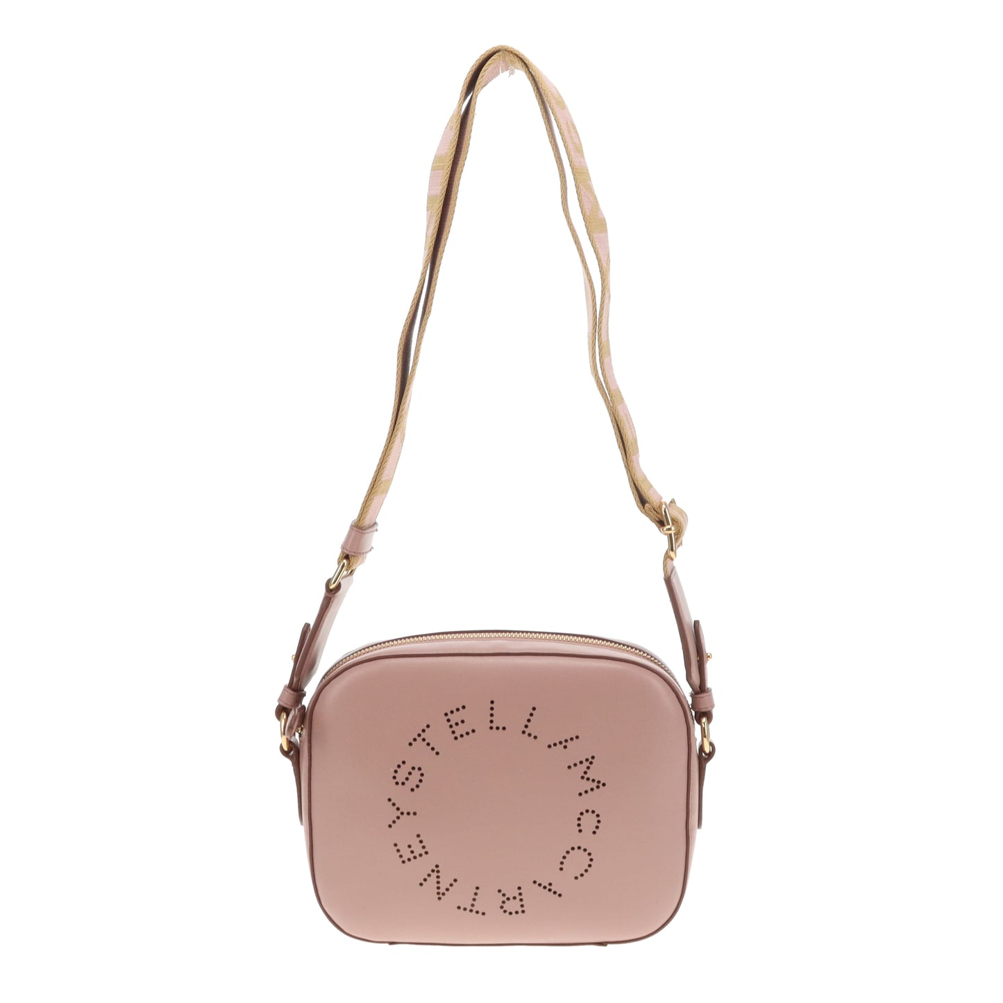 Stella McCartney Logo Camera Bag Lavander Faux Leather