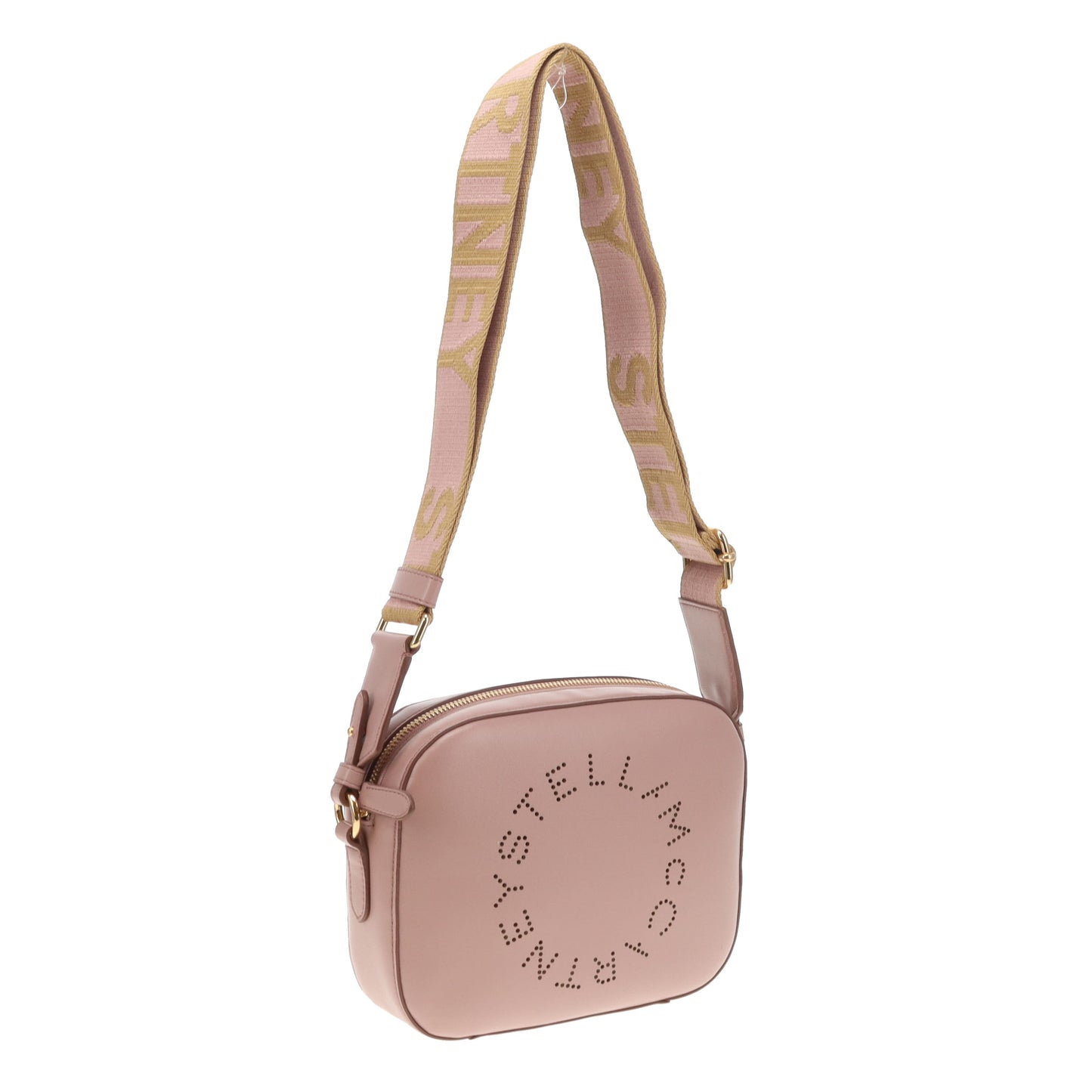 Stella McCartney Logo Camera Bag Lavander Faux Leather