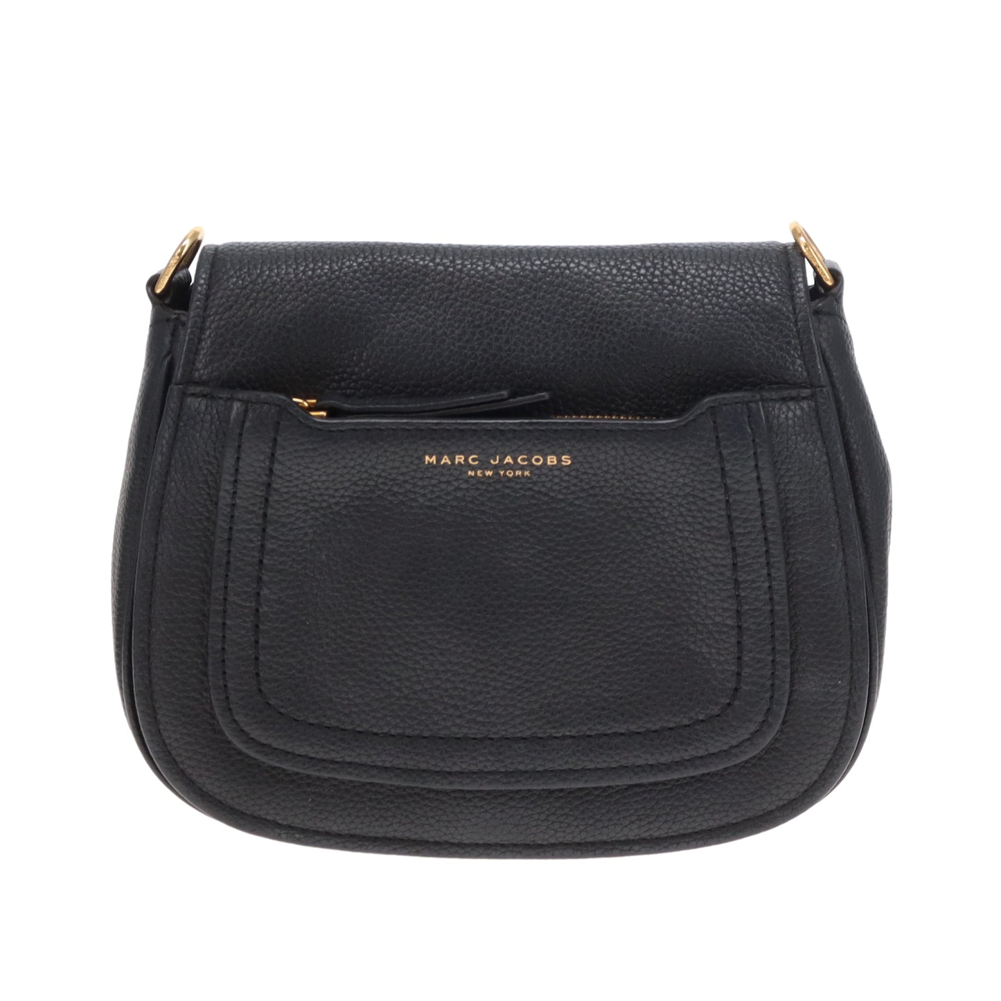 Marc Jacobs Empire City Saddle Bag Black GHW